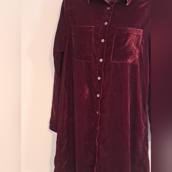 NATURAL LIFE Burgundy Long Sleeve Dress - Picture 8 of 14